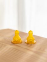BIBS Набор из 2-х латексных сосок для бутылочки быстрый поток — изображение 3