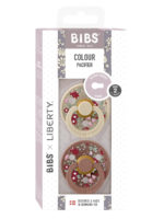 BIBS Набор из 2-х пустышек Liberty Colour Chamomile Lawn/Woodchuck Mix 6-18 месяцев — изображение 3