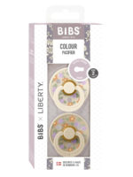 BIBS Набор из 2-х пустышек Liberty Colour Strawberries/Ivory Mix 6-18 месяцев — изображение 3