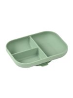 Beaba Тарелка секционная на присоске Sage Green