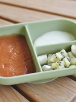 Beaba Тарелка секционная на присоске Sage Green — изображение 3