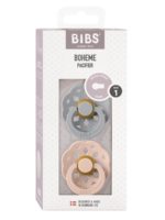 BIBS Набор из 2-х пустышек Boheme Latex Cloud/Blush 0-6 месяцев — изображение 3