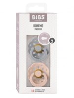 BIBS Набор из 2-х пустышек Boheme Latex Cloud/Blush 6-18 месяцев — изображение 3