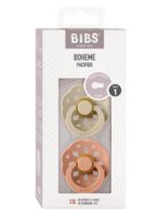 BIBS Набор из 2-х пустышек Boheme Latex Vanilla/Peach 0-6 месяцев — изображение 3