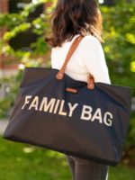 Childhome Сумка для мамы Family Bag Black Gold — изображение 2