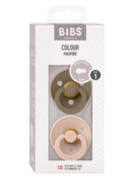 BIBS Набор из 2-х пустышек Colour Latex Dark Oak/Blush 0-6 месяцев — изображение 3