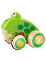 Hape Игрушка-каталка на веревочке Семья лягушек на прогулке — изображение 6