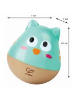 Hape Игрушка-неваляшка Совенок голубой — изображение 3