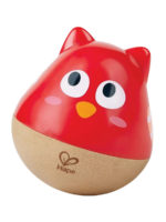 Hape Игрушка-неваляшка Совенок красный