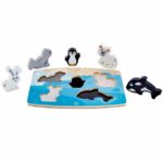 Hape Тактильная головоломка Арктические животные