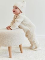 Happy Baby Комбинезон вязаный розовый — изображение 2