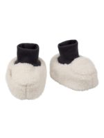 Mansita Демисезонные пинетки Teddy графит-белые