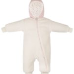 Mansita Демисезонный комбинезон Teddy розово-белый