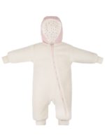 Mansita Демисезонный комбинезон Teddy розово-белый