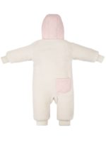 Mansita Демисезонный комбинезон Teddy розово-белый — изображение 2