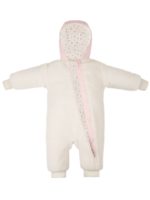 Mansita Демисезонный комбинезон Teddy розово-белый — изображение 3