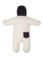 Mansita Демисезонный комбинезон Teddy с закрытыми ножками графит-белый — изображение 2