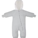 Mansita Демисезонный комбинезон Teddy с закрытыми ножками nova-серый