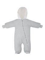 Mansita Демисезонный комбинезон Teddy с закрытыми ножками nova-серый