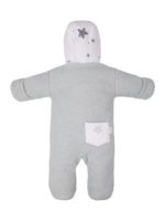 Mansita Демисезонный комбинезон Teddy с закрытыми ножками nova-серый — изображение 2