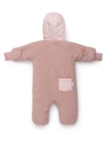 Mansita Демисезонный комбинезон Teddy с закрытыми ножками розовый — изображение 3