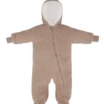Mansita Демисезонный комбинезон Teddy с закрытыми ножками темно-кремовый