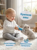 Мякиши Игрушка-пищалка Котёнок Кекс — изображение 4