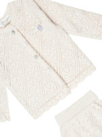 Наследник Выжанова Комплект (кофта, ползунки, шапка) натуральный — изображение 4