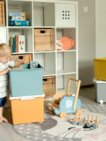Tega Baby Контейнер для игрушек на колесиках пыльная роза — изображение 2
