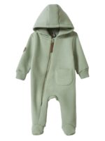 Toucan For Kids Комбинезон из футера с закрытыми ножками хаки