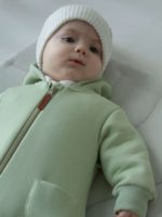 Toucan For Kids Комбинезон из футера с закрытыми ножками хаки — изображение 2