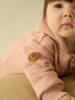 ToucanKids Комбинезон из футера с закрытыми ножками пудра — изображение 8