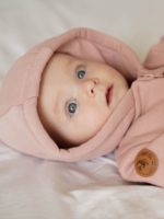ToucanKids Комбинезон из футера с закрытыми ножками пудра — изображение 6