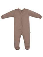 ToucanKids Комбинезон-слип с закрытыми ножками молочный шоколад — изображение 3