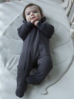 ToucanKids Комбинезон из футера с закрытыми ножками графит — изображение 15