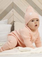 ToucanKids Комбинезон вязаный Simple персиковая пудра — изображение 2