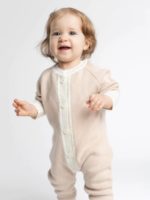 ToucanKids Комбинезон вязаный Ёлочка экрю/бронза — изображение 2