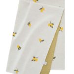 ToucanKids Плед вязаный Simple лимончики экрю 90х90см