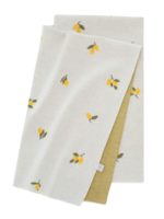 ToucanKids Плед вязаный Simple лимончики экрю 90х90см