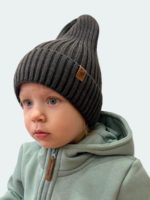 ToucanKids Шапочка вязаная Woolly графит — изображение 5