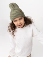 ToucanKids Шапочка вязаная Woolly светлый хаки — изображение 5