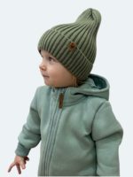 ToucanKids Шапочка вязаная Woolly светлый хаки — изображение 6