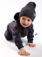 ToucanKids Утепленный комбинезон из футера графит — изображение 8
