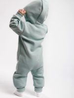 ToucanKids Утепленный комбинезон из футера ментол — изображение 5