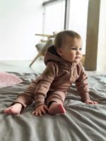 ToucanKids Утепленный комбинезон из футера шоколад — изображение 11