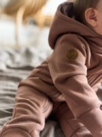 ToucanKids Утепленный комбинезон из футера шоколад — изображение 12