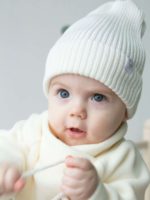 ToucanKids Вязаная шапка Simple экрю