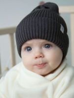 ToucanKids Вязаная шапка Simple графит