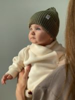 ToucanKids Вязаная шапка Simple хаки — изображение 3