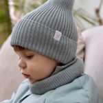 ToucanKids Вязаная шапка Simple светлый ментол